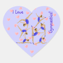 Gymnast Girl Stickers