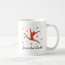 Gymnast Joy to the World Mugs