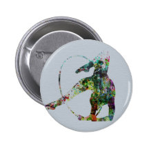 Gymnast Pinback Buttons