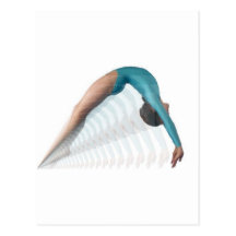 gymnast postcards