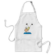 Gymnast Practicing Apron