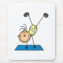 Gymnast Practicing Mousepads