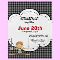 Gymnastic Competition (Black) flyers