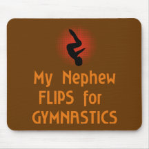 Gymnastic FLIP Family Male Mousepad