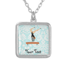 Gymnastics Balance Beam Custom Necklace