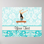 Gymnastics Balance Beam Print