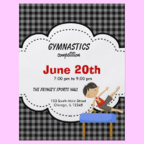 Gymnastics Boy Competition (Black) flyers