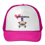 GYMNASTICS - Brunette Girl Handstands Hats