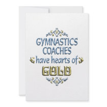 Gymnastics Coach Appreciation Invitation