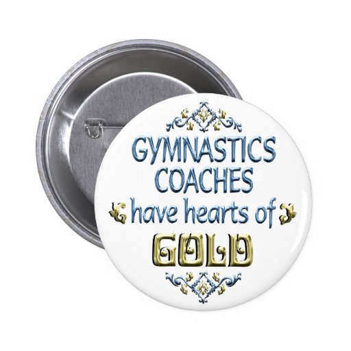 Gymnastics Coach Appreciation Pinback Button