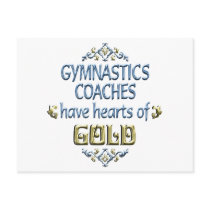 Gymnastics Coach Appreciation Post Cards