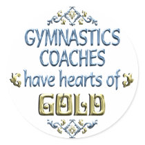 Gymnastics Coach Appreciation Stickers