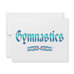 GYMNASTICS CUSTOM ANNOUNCEMENTS