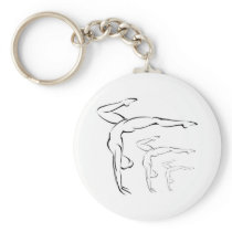 Gymnastics Key Chain