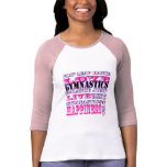 Gymnastics Live, Love, Happiness Apparel for Girls t-shirts