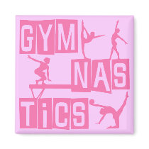 Gymnastics Refrigerator Magnets
