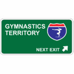 Gymnastics Next Exit photo sculptures
