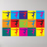 Gymnastics Pop Art Posters