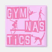 Gymnastics Refrigerator Magnets