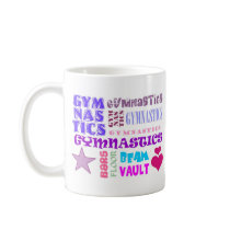 Gymnastics Repeating Coffee Mug