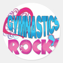 Gymnastics Rocks Gifts Stickers