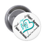 Gynaecologic Cancer Faith Hope Love Butterfly Pins