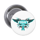 Gynaecologic Cancer Fight Like a Girl Wings Pins