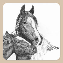 Gypsy Vanner Artwork stickers