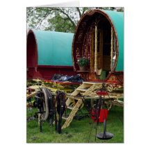 gypsy wagons card
