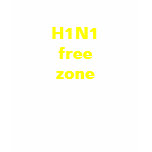 H1N1 free zone t-shirts