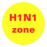H1N1 zone stickers