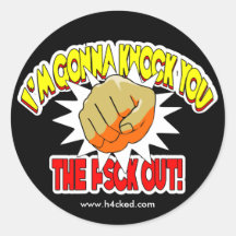 H4cked "Punch" Stickers