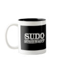 H4cked sudo coffee mug