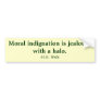 H.G. Wells Hypocrisy Bumper Sticker