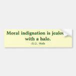 H.G. Wells Hypocrisy Bumper Sticker