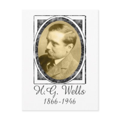 H. G. Wells Postcard