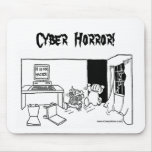 "H" IS FOR "HACKER" - CYBER HORROR! mousepads