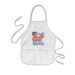 H is for Hippo Kids Apron