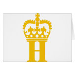 H - Letter - Name Greeting Card