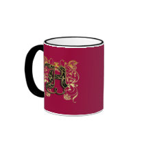 H monogram mug