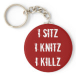 HA Keychain - Sitz Knitz Killz