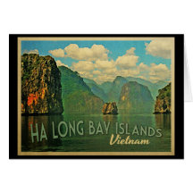 Ha Long Bay Islands Vietnam Cards