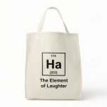 Ha, The Element of Laughter Canvas Bags