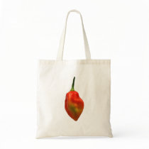 Habanero Single Pepper Photograph Canvas Bag