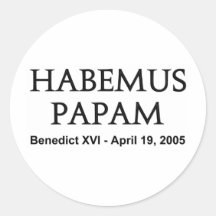 Habemus Papam Stickers