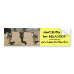 Hacienda de los Milagros Animal Sanctuary Arizona bumper stickers