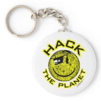 Hack the Planet Keychain