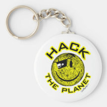 Hack the Planet Keychain