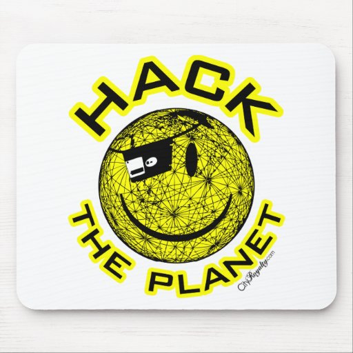 Hack the Planet Mouse Pads