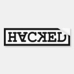 Hacked Bumper Sticker